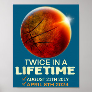 Grappige Zonsverduistering Tweemaal Levenslang Zon Poster