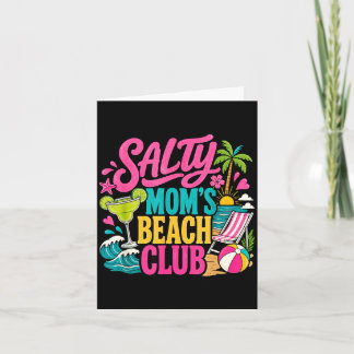 Grappige zoute zomer moeders beachclub vakantie ma kaart