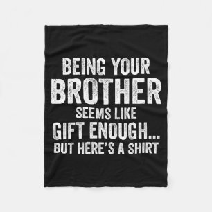 Grappige Zus Sarcastische Broer/Zus Humor Quote Va Fleece Deken
