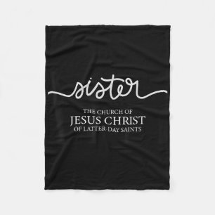 Grappige Zuster Missionaris De Kerk Van Jezus Chri Fleece Deken
