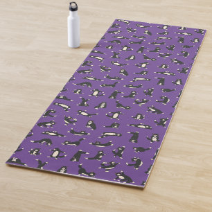 Grappige Zwart Witte Katten Doen Patroon Yoga Mat