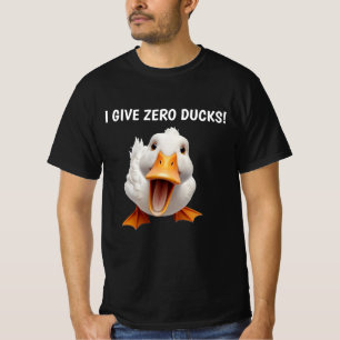 GRAPPIGE ZWARTE EEND T-SHIRT