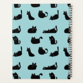 Grappige zwarte katten planner (Achterkant)