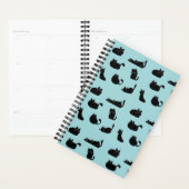 Grappige zwarte katten planner (Display)