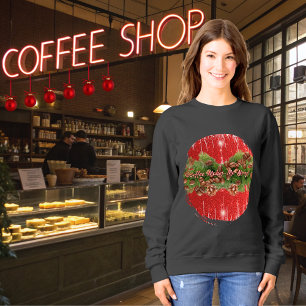 Grappige Zwarte "Koffie Maakt Me Vrolijk" Koffieli Trui