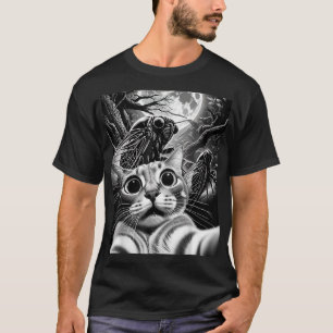 Grappige zwerm 17 jaar Cicada Reemergence Cat Self T-shirt