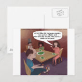 GrappigeMan Paddenstoelen Voor Avondeten Grappig Briefkaart (Voorkant / Achterkant)