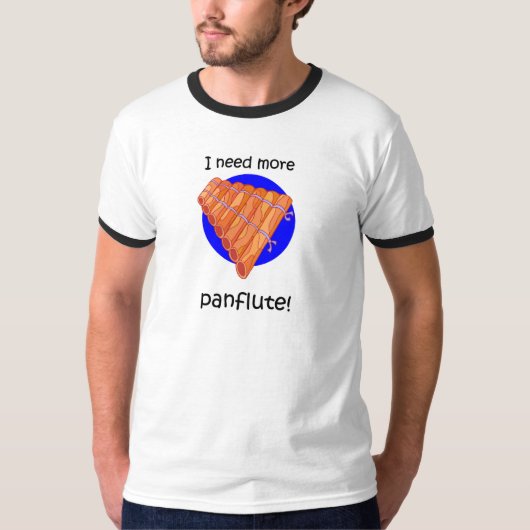 grappiger panflut t-shirt (Voorkant)