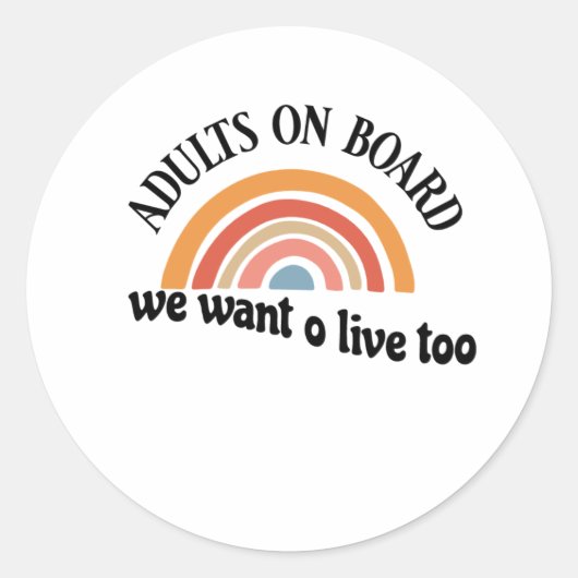 grappigste bumpersticker ronde sticker (Voorkant)