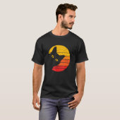 Grappigste Retro Kat T-shirt (Voorkant volledig)