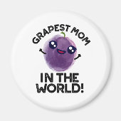 Grapste moeder in de wereld grappige fruitpun magneet (Voorkant)