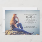 Gras Année Panoramique Faire-part de la fête de gr (Dos)