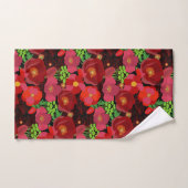 Gras, Belle Fleur De Pavot Étonnant (Serviette à main)