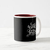 Gras 'Besties de travail' Mug - Co-worker Friend C (Devant droit)
