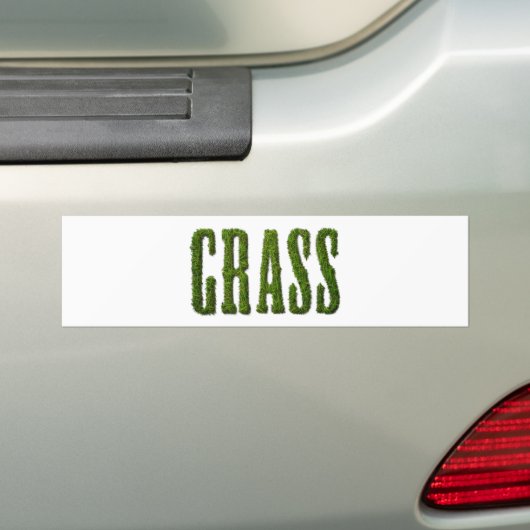 GRAS BUMPERSTICKER (Op auto)