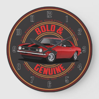 Gras Camaro Rouge Grande horloge