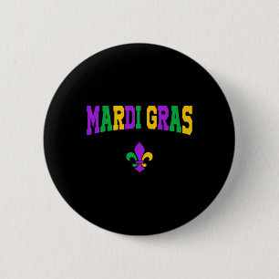Gras Carnaval kostuum voor mannen en vrouwen Ronde Button 5,7 Cm