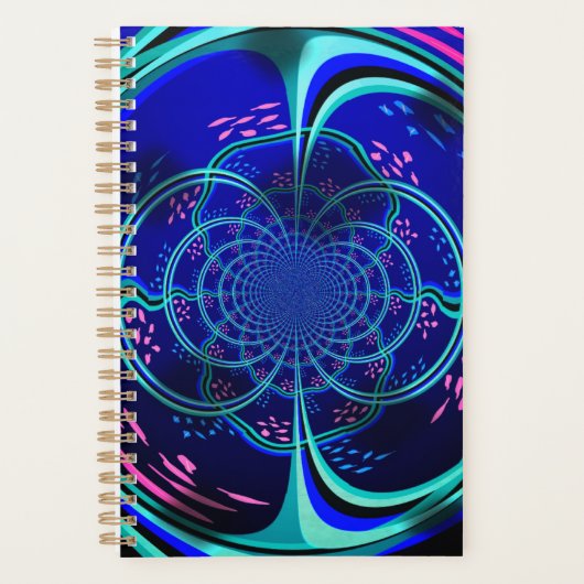 Gras Couleur éclat Fractal Design Weekly Planner (Devant)