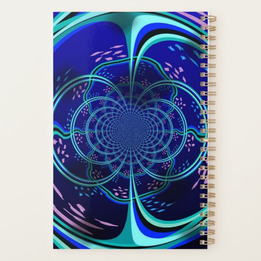 Gras Couleur éclat Fractal Design Weekly Planner (Dos)