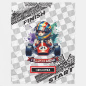 Gras Couverture Sport Voiture Conduite Petit Garço (Devant)