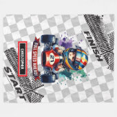 Gras Couverture Sport Voiture Conduite Petit Garço (Devant (Horizontal))