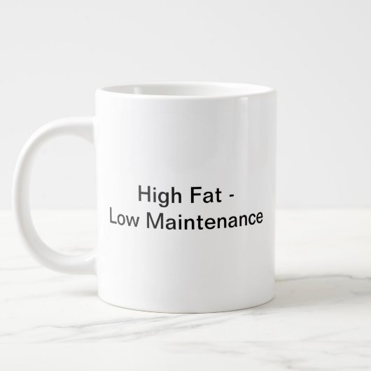 Gras élevé - Mug de maintenance faible (20 oz) (Gauche)