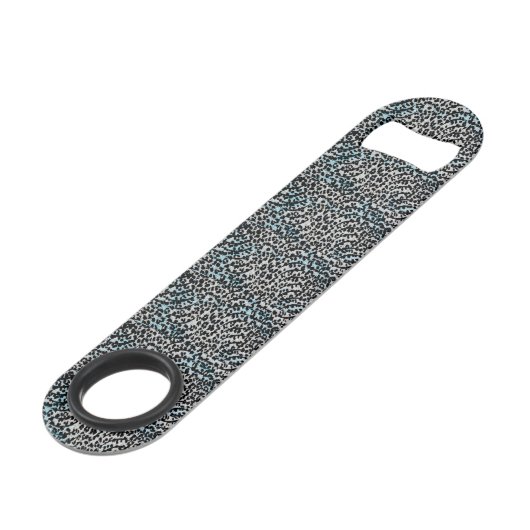 Gras Empreinte de léopard Bottle Opener (Dos Angle)