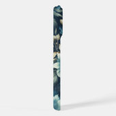 Gras en bleu et florales crème délicates (Côté droit)
