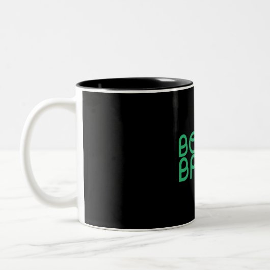Gras et brave Mug noire (Gauche)