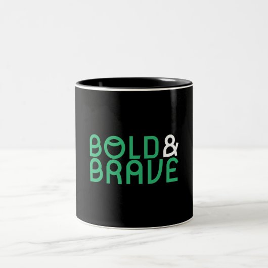 Gras et brave Mug noire (Centre)