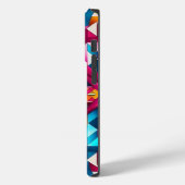 Gras Fusion géométrique iPhone 14 Pro Coque (Verso / Gauche)