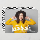 Gras Grad | Faire-part de diplôme (Devant / Derrière)