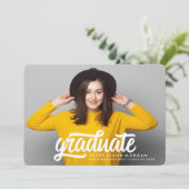 Gras Grad | Faire-part de diplôme (Debout devant)