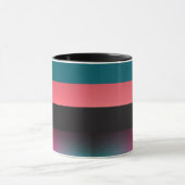 Gras Gras Dégradé Élégant café Mug (Centre)