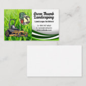 Gras | grasmaaier | Landschapsarchitectuur Visitekaartje (Voorkant / Achterkant)