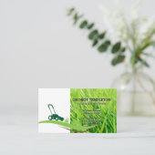 Gras | grasmaaipictogram | landschapsarchitectuur visitekaartje (Staand voorkant)