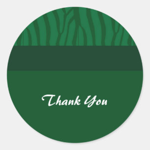 Gras Groen Dank Je Ronde Sticker
