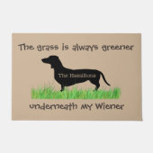 Gras is groener onder mijn Wiener Deurmat (Voorkant)