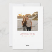 Gras Joyeux et brillants Cartes photos de vacances (Dos)