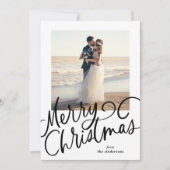 Gras Joyeux Noël - Carte de vacances Lettrée à la  (Devant)