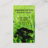 Gras | Landschapsontwerp | Visitekaartje van Garde (Voorkant)