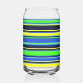 Gras Lime Bleu Jaune Bande De Verre (Verso)