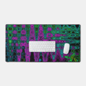 Gras Magenta Super Waves atomiques Abstraites (Clavier et souris)