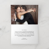 Gras Merci FOIL Plier Photo Carte de remerciements (Couchage intérieur)