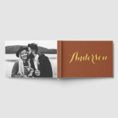 Gras Moderne Calligraphie Terracotta Mariage photo (Complet)