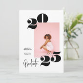 Gras & Moderne Faire-part de diplôme photo (Debout devant)