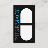 Gras Moderne Simple Cartes de visite de pharmacie (Devant)