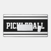 Gras noir blanc rayures d'athlétisme PICKLEBALL Te (Clavier et souris)