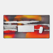 Gras Noir Rouge & Jaune Art Moderne Abstrait (Clavier et souris)