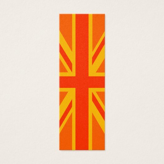 Gras orange Union Jack Britanniques Drapeau Swag (Devant)